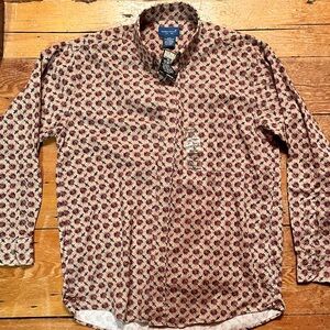 JC Penney Patterned Long Sleeve Shirt